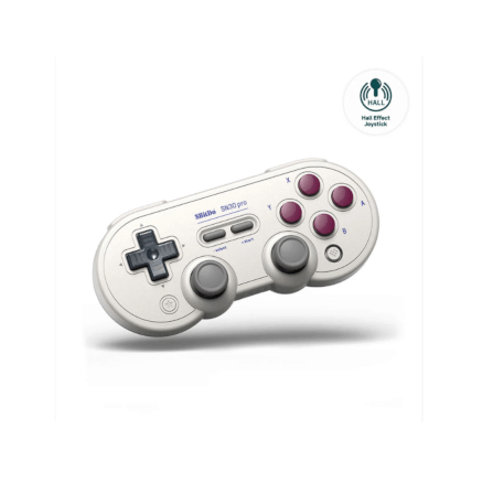 จอยเกมไร้สาย 8Bitdo SN30 Pro สีเทา/ปุ่มม่วง_2